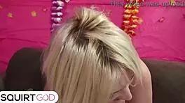 Siri Dahl's monster tits bounce in finger-blasting