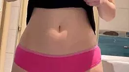 Petite girl caught masturbating in a sensual solo session - maiskii