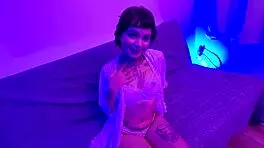 Cute Alt Teen Feels Lucky Guy's Passion, Mouth Filled With Cum