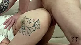 Cute teen 18+ neighbor gets a dangerous creampie as he fucks her pussy deep in full 4k hd video by tim team