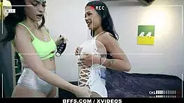 teen bffs swap cum in festival orgy