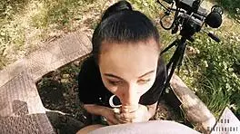 POV BTS Pro Blowjob in the Middle of Nowhere, Damn Hot!