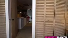 My stepsister is trying to master the art of ass licking on her bro