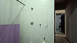 Stepdaughter Gets Horny Seeing Father-In-Law In Shower And Has Multiple Orgasms In Pussy