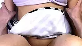 petite latina teen gets missionary after school