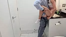 Encounter with 18-year-old girl in toilet at party.