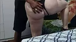 Ela's First Wild DP with Two Cops Stuns. Big Tits Wife in Lingerie Screams! 😍