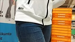 Teen Ass In Tight Jeans Hidden Cam