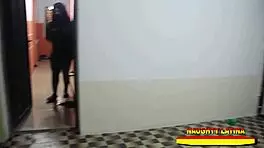 Horny step mom begs for more after seeing her new tenant's big dick.