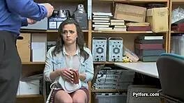 guard catches teen thief with anal