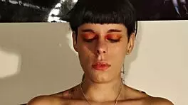 Watch TEEN goth girl SNEEZE huge snot in POV humiliation