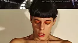 Watch TEEN goth girl SNEEZE huge snot in POV humiliation