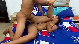 Big Cock Fucks Creamy Pussy of Horny Big Ass Girl