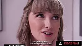 Devils Film - Bratty Student Melody Marks Sucks And Fucks Her Teachers Big Dick