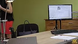 Loan4K: Hidden Blowjob At Work For Rich Czech Teen 18+.