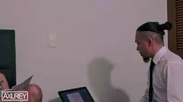 Professor disciplines bratty student with big cock.