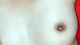 Teen squirts vibrator orgasm caught by neighbor