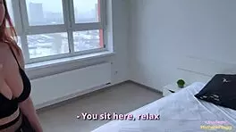 slutty wife seduces husband's friend while he's on business trip