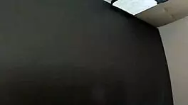 Blair gives blowjob during skinny brunette casting interview