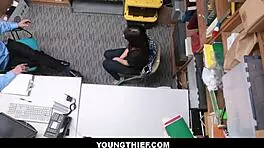 Cute Brunette Teen Shoplifter Faces Strip Search - Penelope Reed