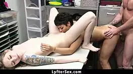 Female Officer Handles Teen Shoplifter Case With Domination