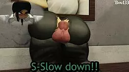 submissive amateur gets her pussy fucked roughly by big cock in office