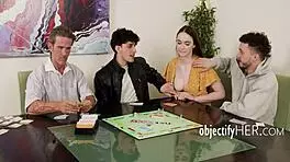 Hey, free use friends bang teen 18+ right in front of her stepdad!