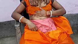 Hot village 18-year-old girl strips fully nude for suhagrat fantasy scene. Skinny body and gaping holes steal the show!