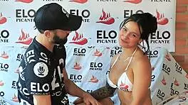 lorena doll chats before the hot room 😏