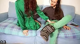 skinny girlfriend gives juicy wet blowjob outdoors with huge cumshot swallow