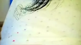 little latina shows off hairy pussy and natural body for orgasm