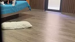 pervert surprises kinky schoolgirl in rough doggystyle anal, cums on floor