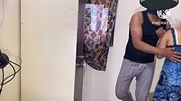 She was preparing to go out, but I milked her first.