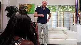 black beauty gets sexual needs fulfilled by white stepdad