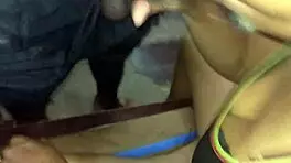 Amateur cuckold enjoys watching his wife blow lover's cock