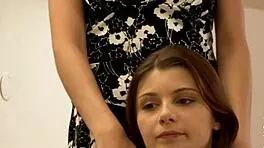 wow! barely legal teen gets her twat licked intensely by young guy!