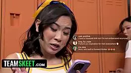 Uncover secrets with TeamSkeet in a tight Japanese skirt tale.