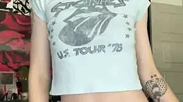 Super Petite Amateur Teen Makes Her Tiny Pussy Cum Twice Masturbating