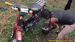 I Begged Him to Take Me After Washing My Husband’s Motorcycle for Hardcore Action