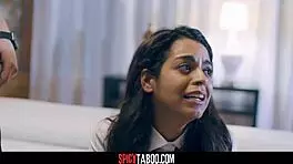 Virgin teen 18+ surrenders to taboo stepsibling threesome