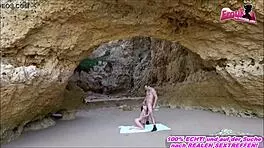 hey, wanna watch this skinny german teen get slammed outdoor?