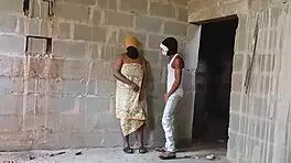 Welcome to my uncompleted home, where I fuck her doggystyle outdoors, wet cock bending her over for blowjob.