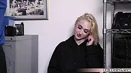 Pretty Blonde Shoplifter Teen Caught And Gets Fucked Hard