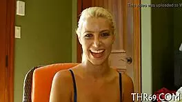 Young 18+ slut nakedly deepthroats huge cock in fucking sensation with cumshot