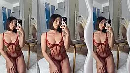 Big Tits Babe POV SOAKED TITTY FUCK & FOOT PLAY On Huge Cock