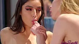 Girls kissing naked with wet pussy