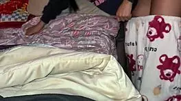 Young couple films first homemade doggystyle video at midnight 😍