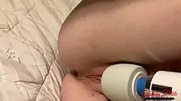 sexy college cutie tries new toy and creams on thick cock with creampie 😍 tashiapeite