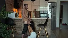 The Unfaithful Woman Cheats Behind Cuckold's Back