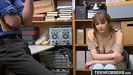 hidden cam catches young thief sailor luna giving blowjob in shop